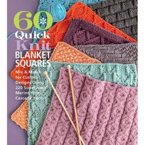 60 Quick Knit Blanket Squares: Mix & Match for Custom Design